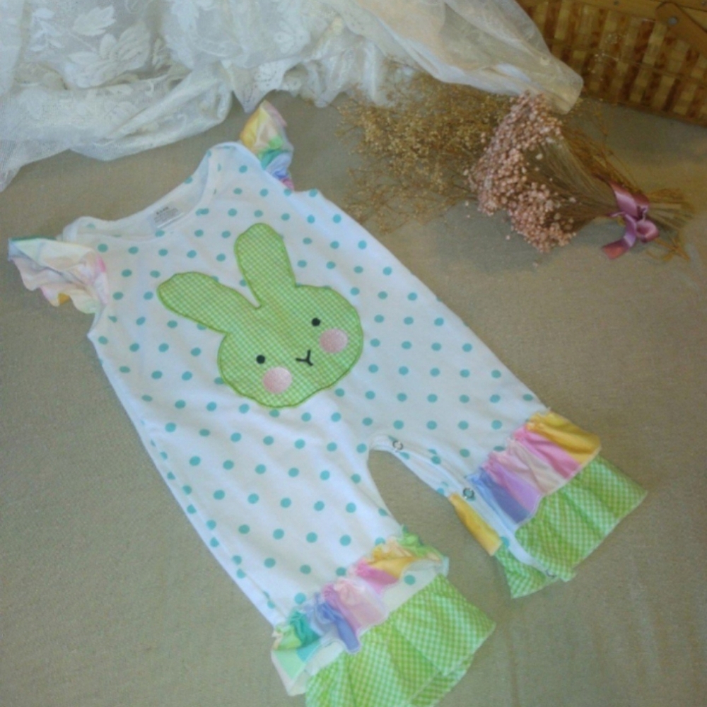 Easter baby romper
